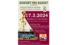 Koncert Tanečního orchestru v synagoze Velké Meziříčí 17.3. 2024 v 17.00 hod.